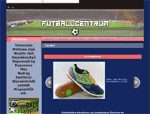 Tablet Screenshot of futballcentrum.hu